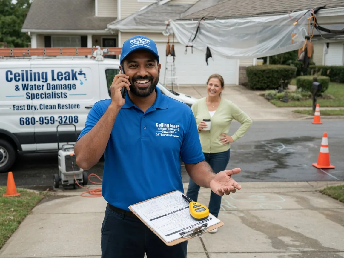 Ceiling Leak Cleanup Holland, IN FAQs
